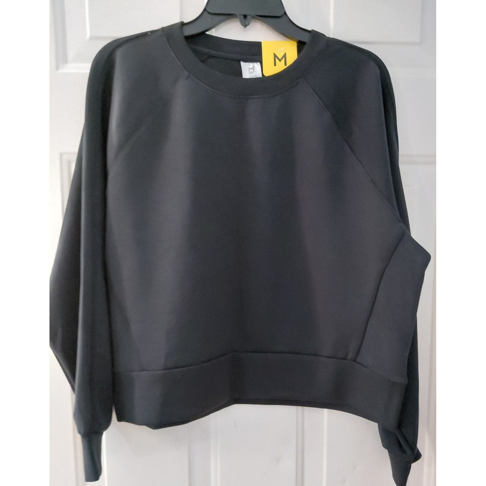Member's Mark Sandwash Crewneck Pullover Black Med. Women's